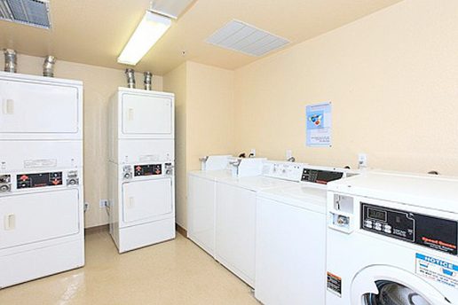 Sutter Terrace laundry room with 8 machines